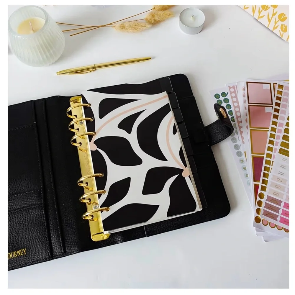 Black Planner Binder by Bossy Pants